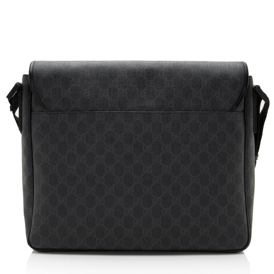 Gucci GG Supreme Flap Medium Messenger (SHF-IA2QeH)