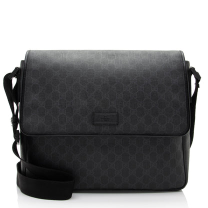 Gucci GG Supreme Flap Medium Messenger (SHF-IA2QeH)
