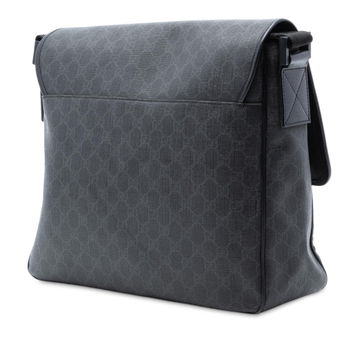 Gucci GG Supreme Flap Messenger Bag