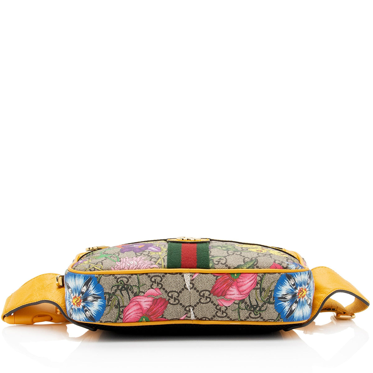 Gucci GG Supreme Flora Ophidia Medium Belt Bag (SHF-MQx9zI)