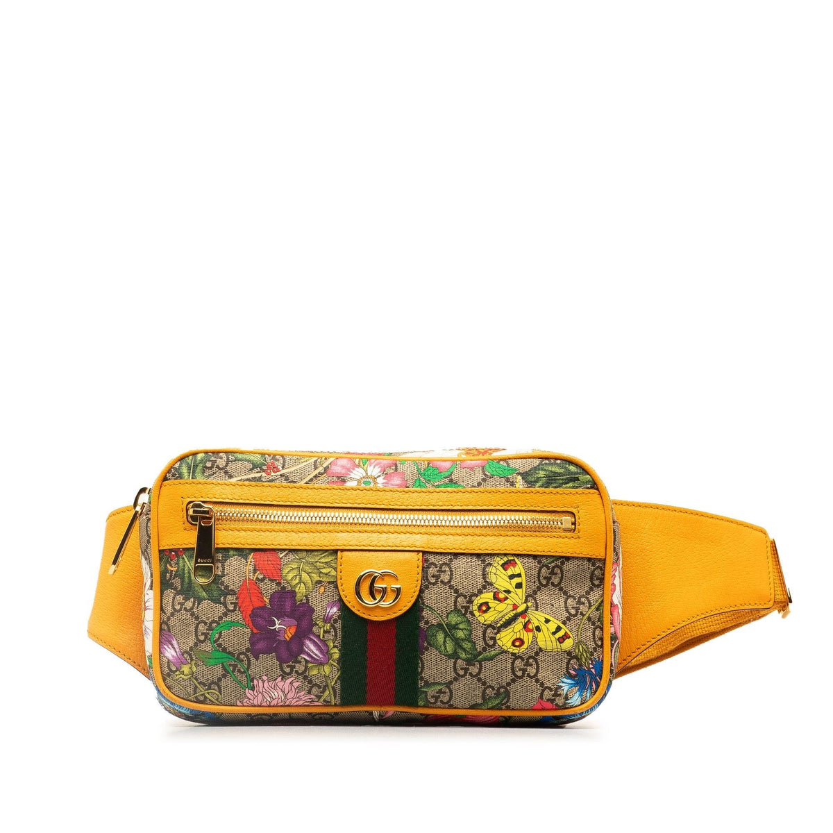 Gucci GG Supreme Flora Ophidia Belt Bag (SHG-UCSEwH)