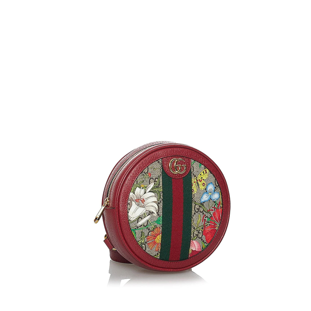 Gucci GG Supreme Flora Ophidia Round Backpack (SHG-33836)