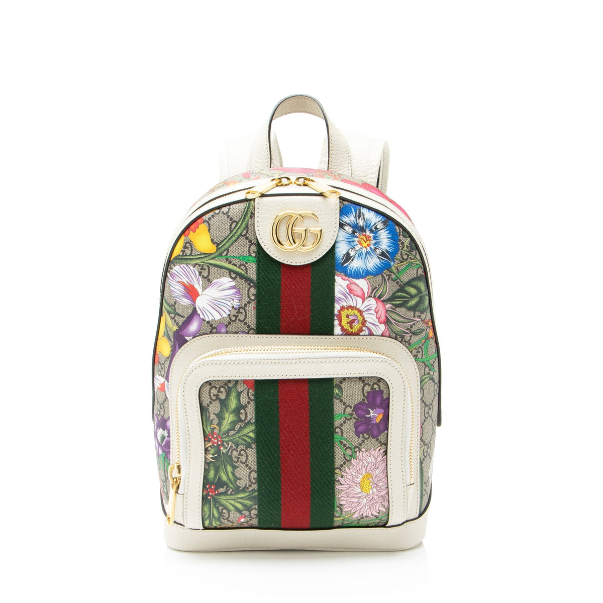 Gucci GG Supreme Flora Ophidia Small Backpack