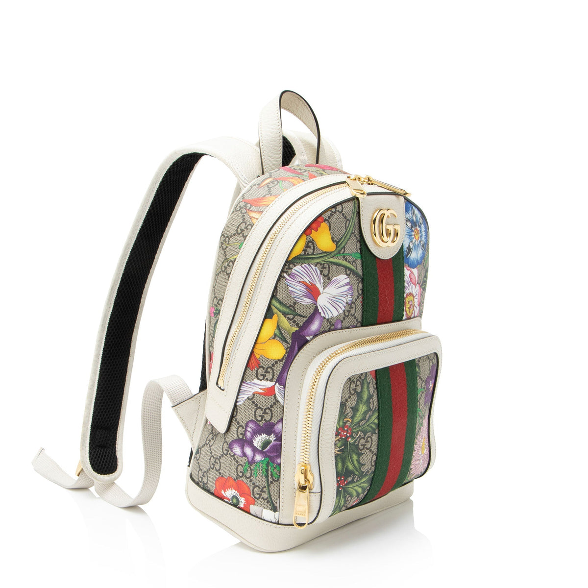 Gucci GG Supreme Flora Ophidia Small Backpack