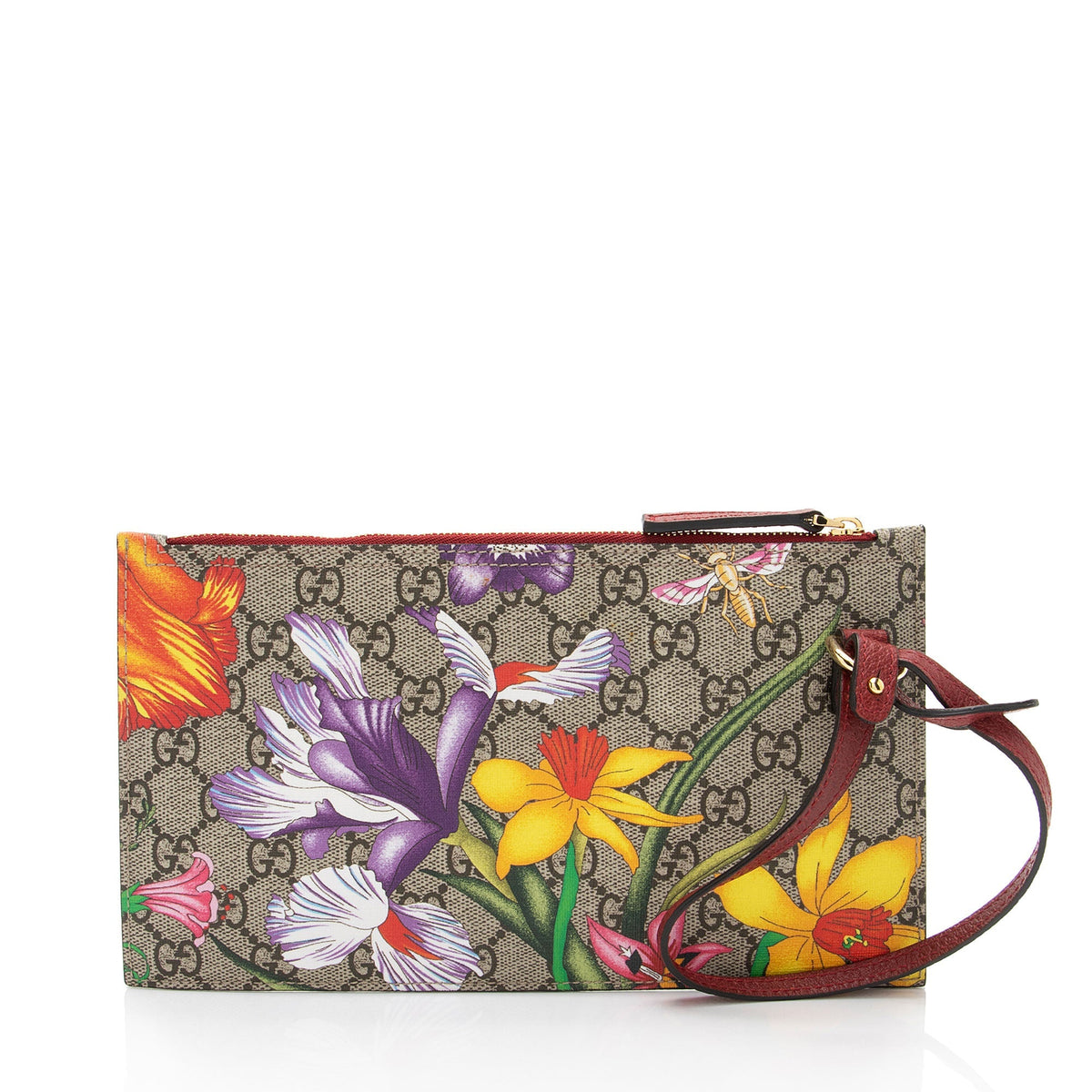 Gucci GG Supreme Flora Pochette (SHF-7Ne93g)