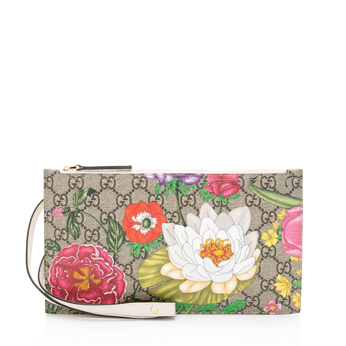 Gucci GG Supreme Flora Pochette