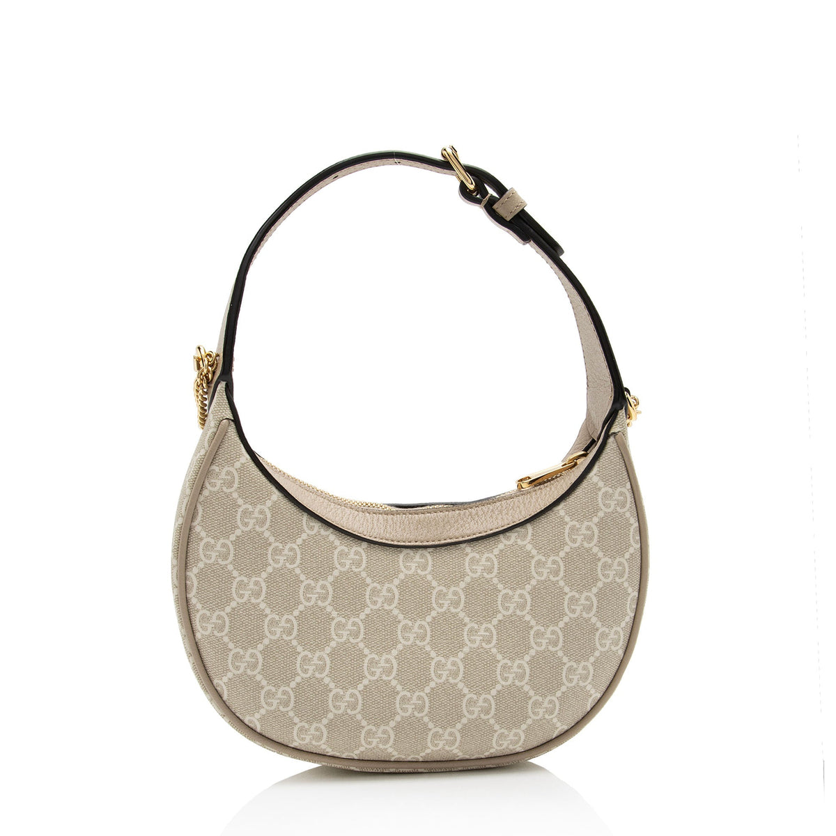 Gucci GG Supreme Half Moon Mini Bag (SHF-GZ3MI8)