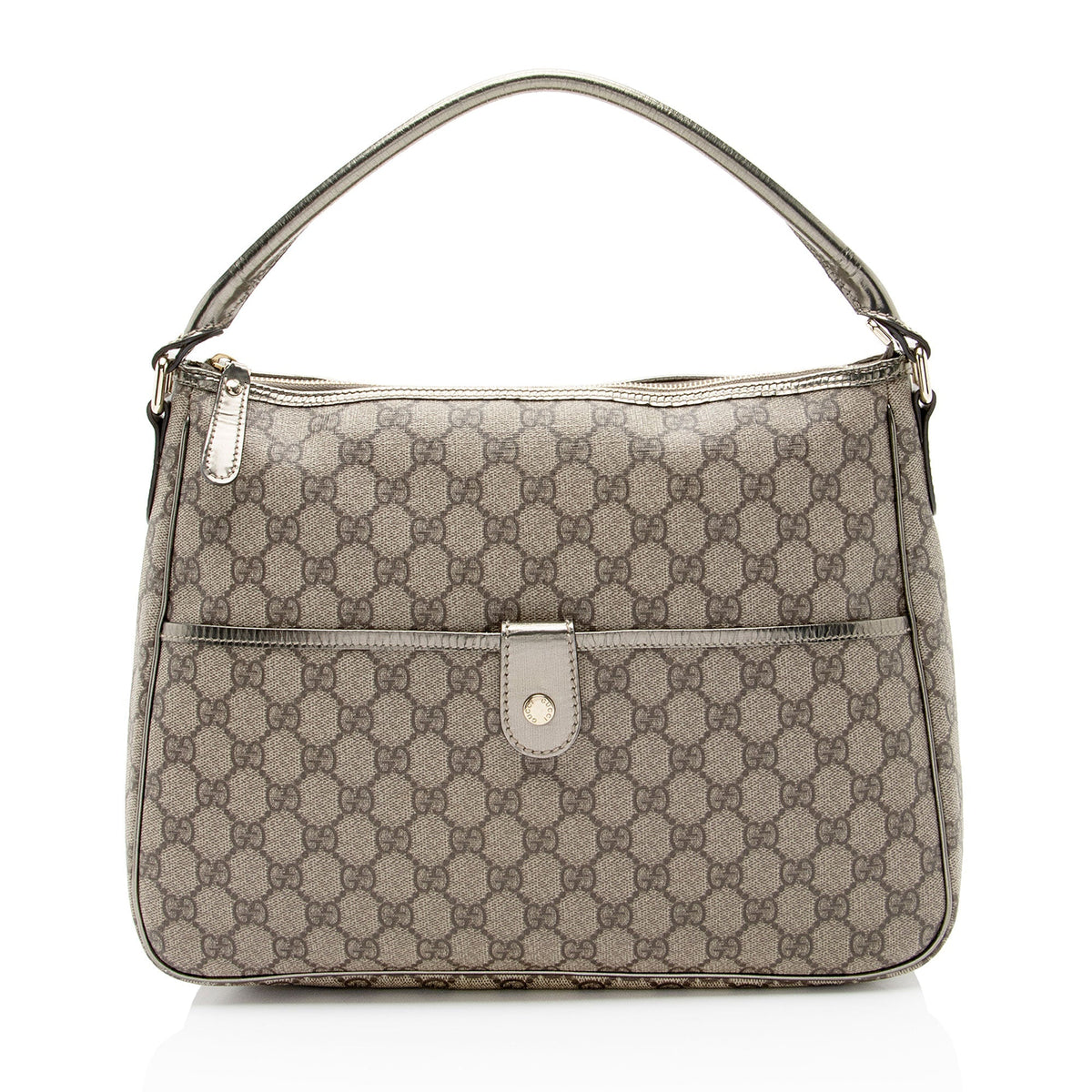 Gucci GG Supreme Pocket Hobo (SHF-hYDufh)