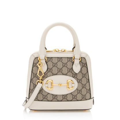 Gucci GG Supreme Horsebit 1955 Mini Satchel