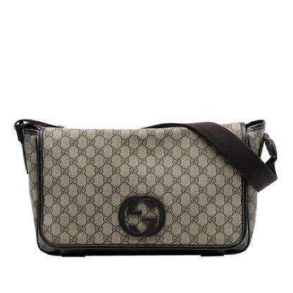 Gucci GG Supreme Interlocking G Crossbody