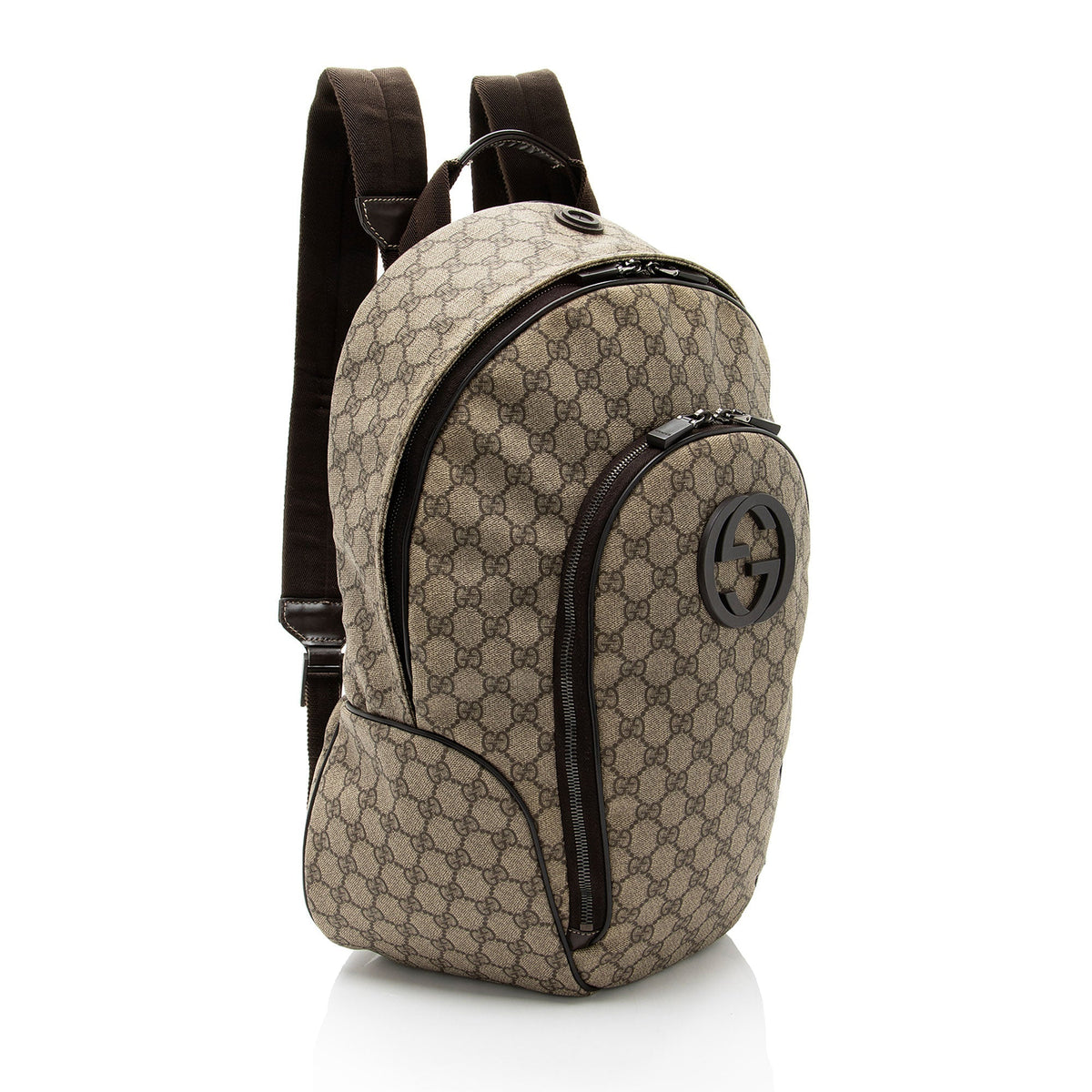 Gucci GG Supreme Interlocking G Medium Backpack