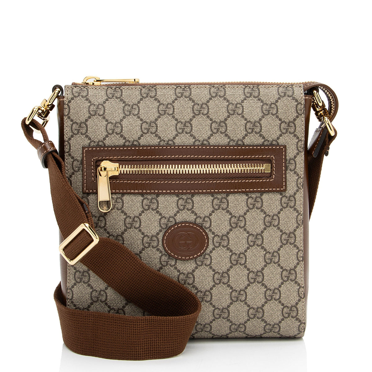 Gucci GG Supreme Interlocking G Messenger (SHF-WkgN3A)
