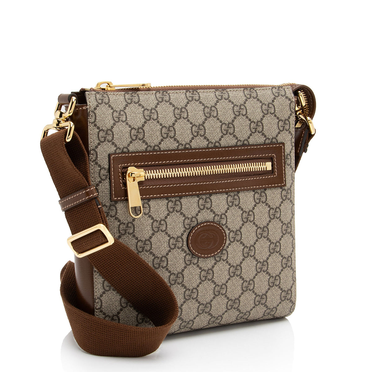 Gucci GG Supreme Interlocking G Messenger (SHF-XFbD7l)