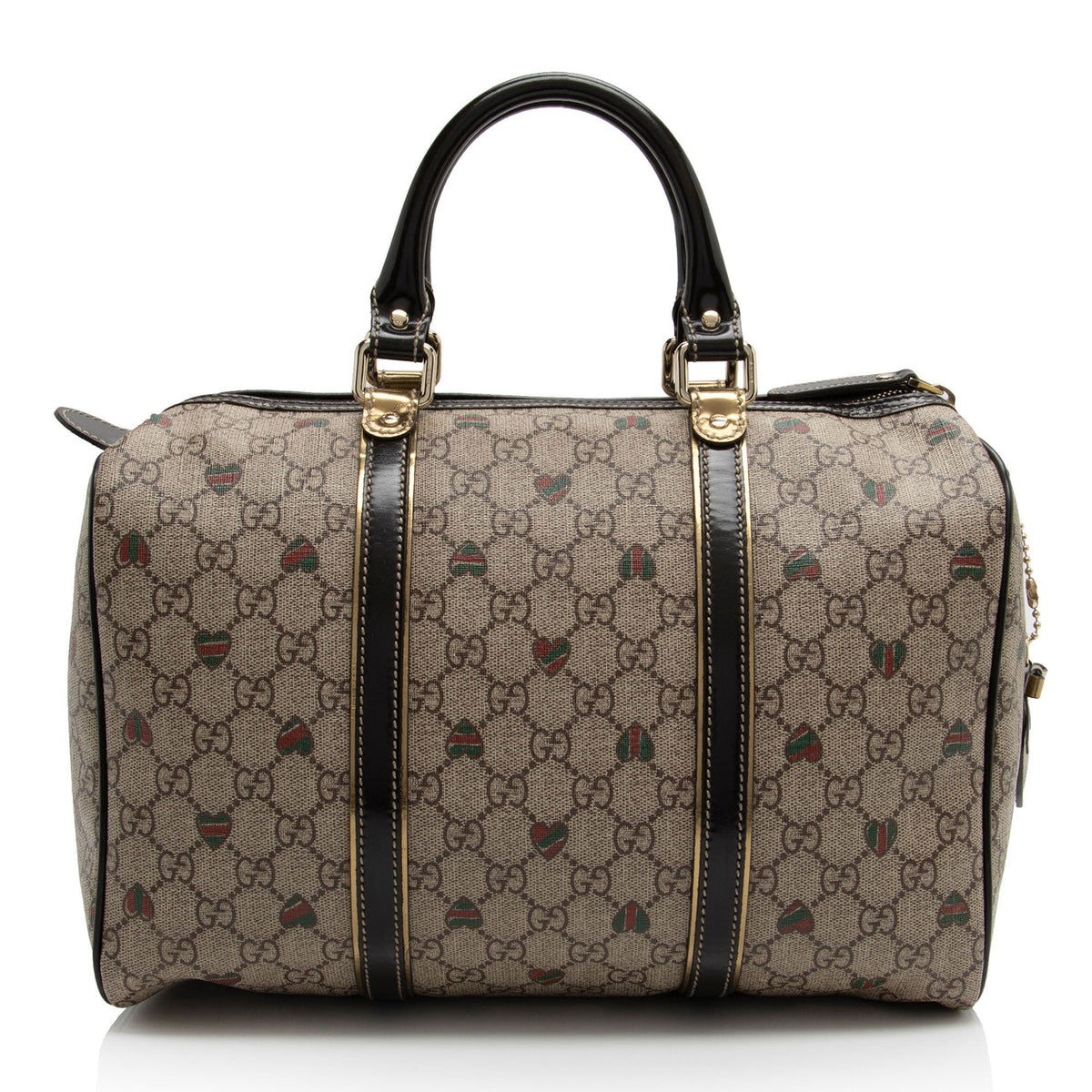 Gucci GG Supreme Tattoo Hearts Joy Boston Bag (SHF-H1LsWc)