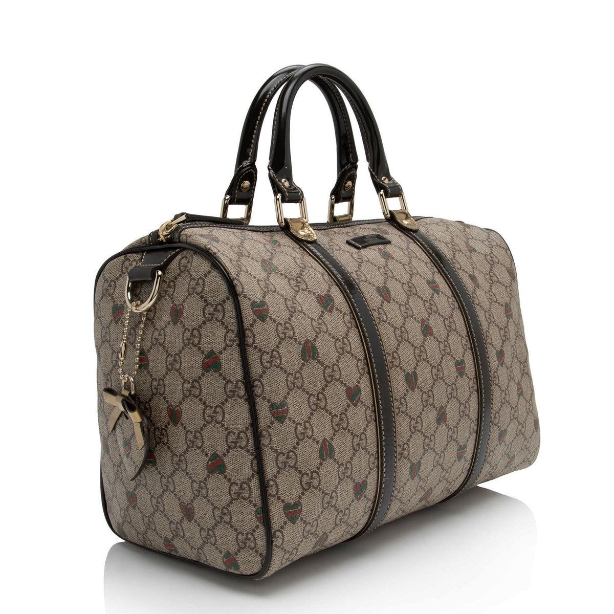 Gucci GG Supreme Tattoo Hearts Joy Boston Bag (SHF-H1LsWc)