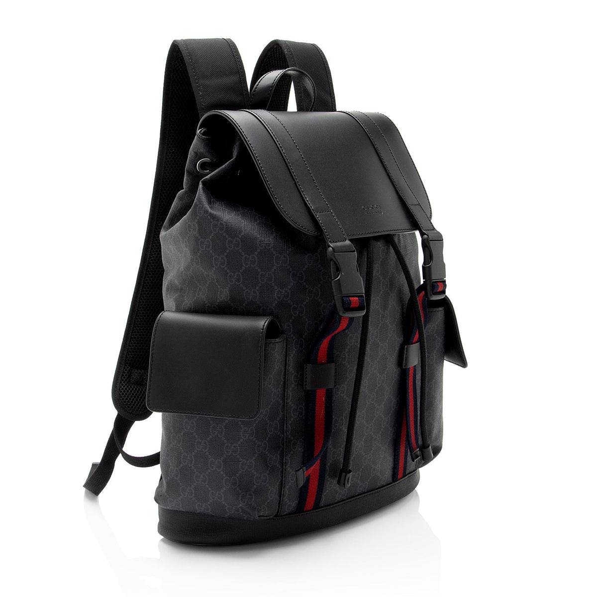 Gucci GG Supreme Medium Flap Backpack (SHF-NNj9Jx)