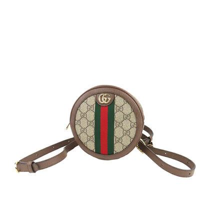 Gucci GG Supreme Mini Round Ophidia Backpack (SHG-37621)