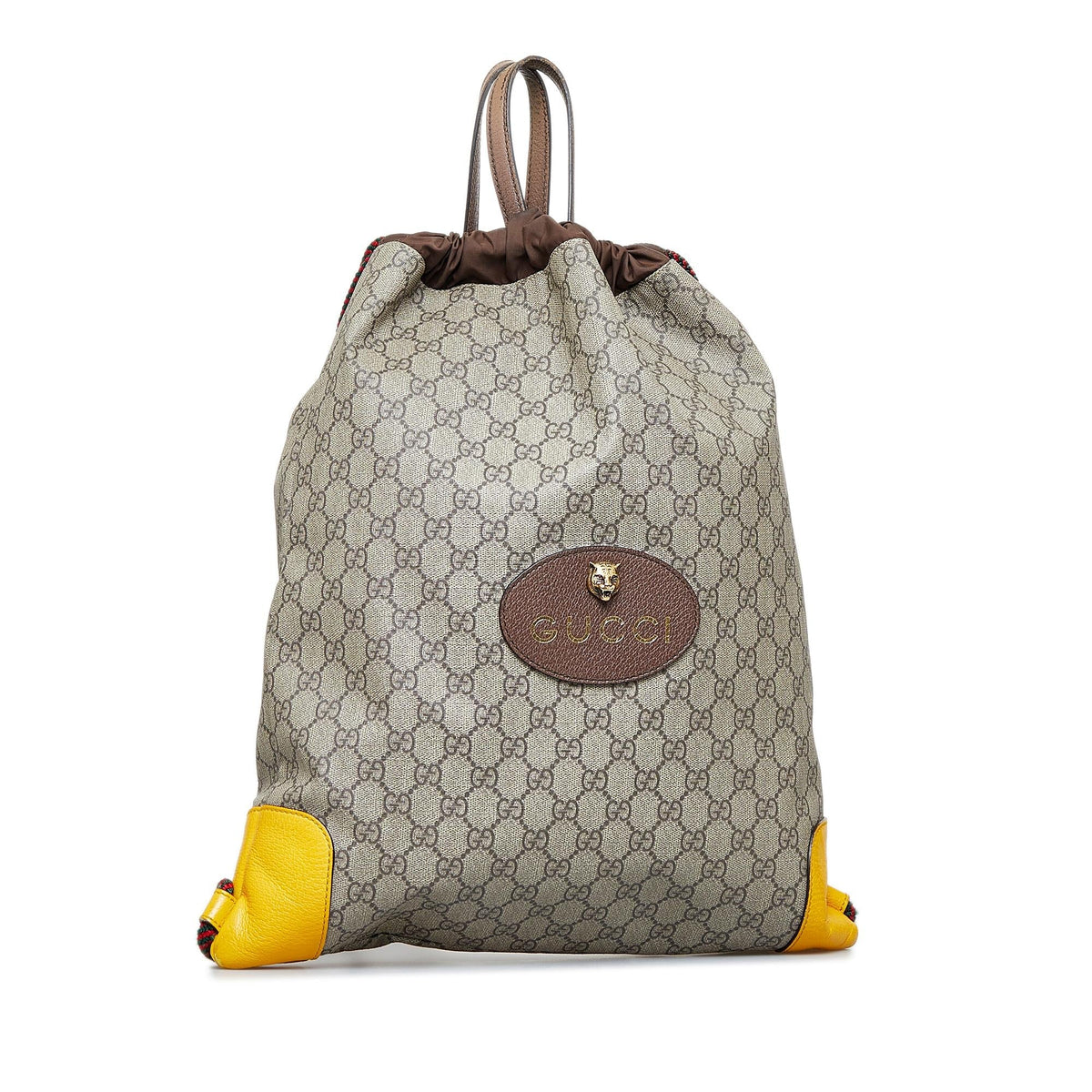 Gucci GG Supreme Neo Vintage Drawstring Backpack (SHG-8JRoJu)