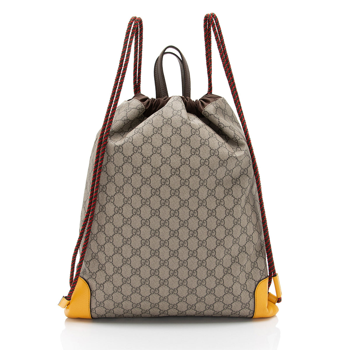 Gucci GG Supreme Neo Vintage Drawstring Backpack (SHF-v5dLOA)