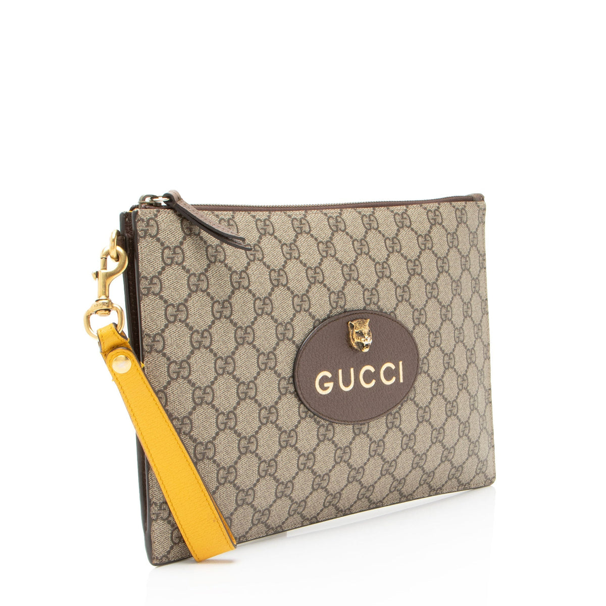 Gucci GG Supreme Neo Wristlet