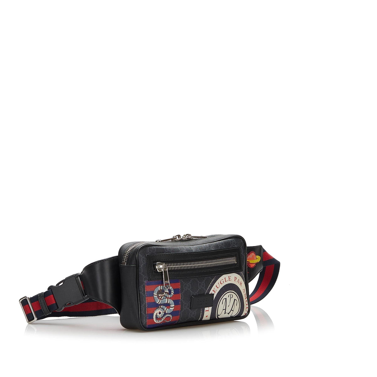 Gucci GG Supreme Night Courrier Belt Bag (SHG-TKsFx9)