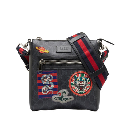 Gucci GG Supreme Night Courrier Crossbody (SHG-Qf1wvD)