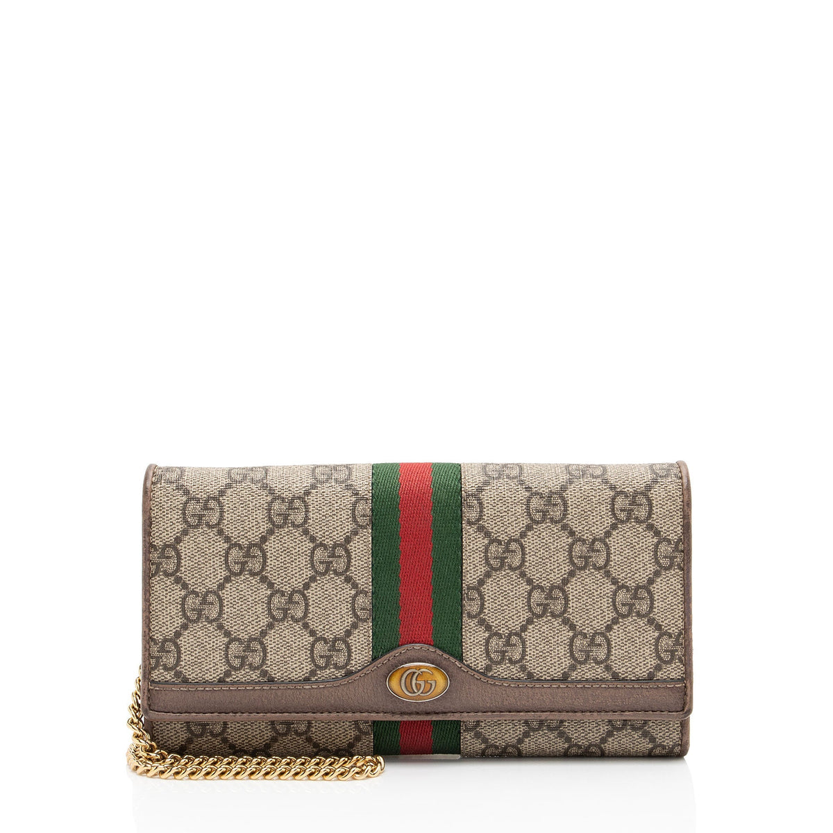 Gucci GG Supreme Ophidia Chain Wallet (SHF-zdYmWw)