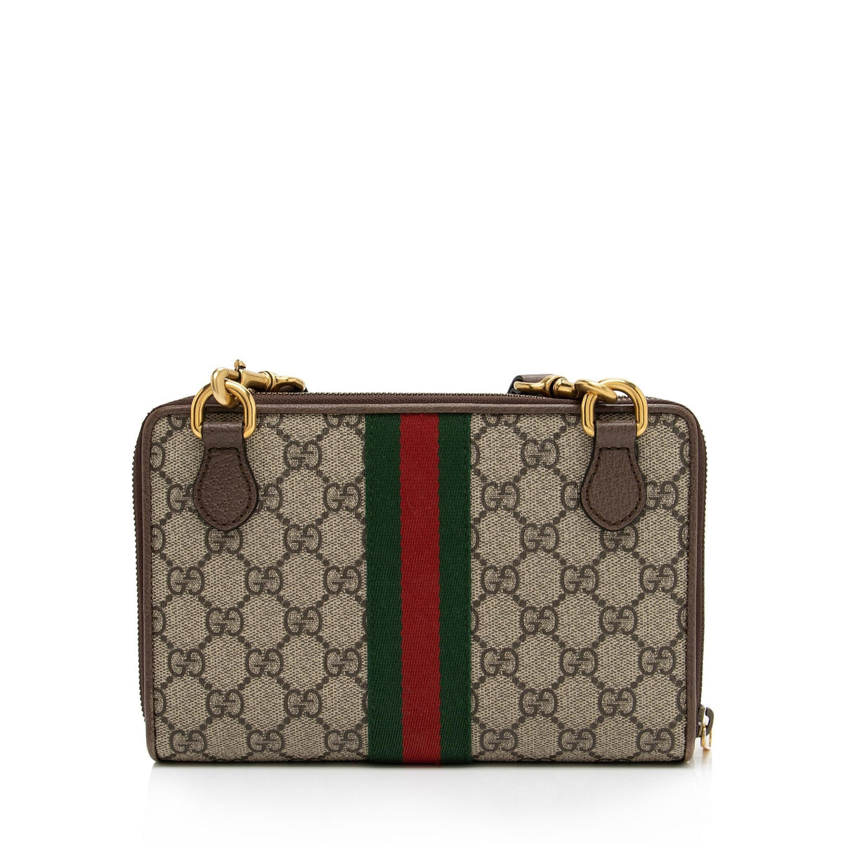 Gucci GG Supreme Ophidia Double Zip Crossbody Bag (SHF-kVk4Lq)
