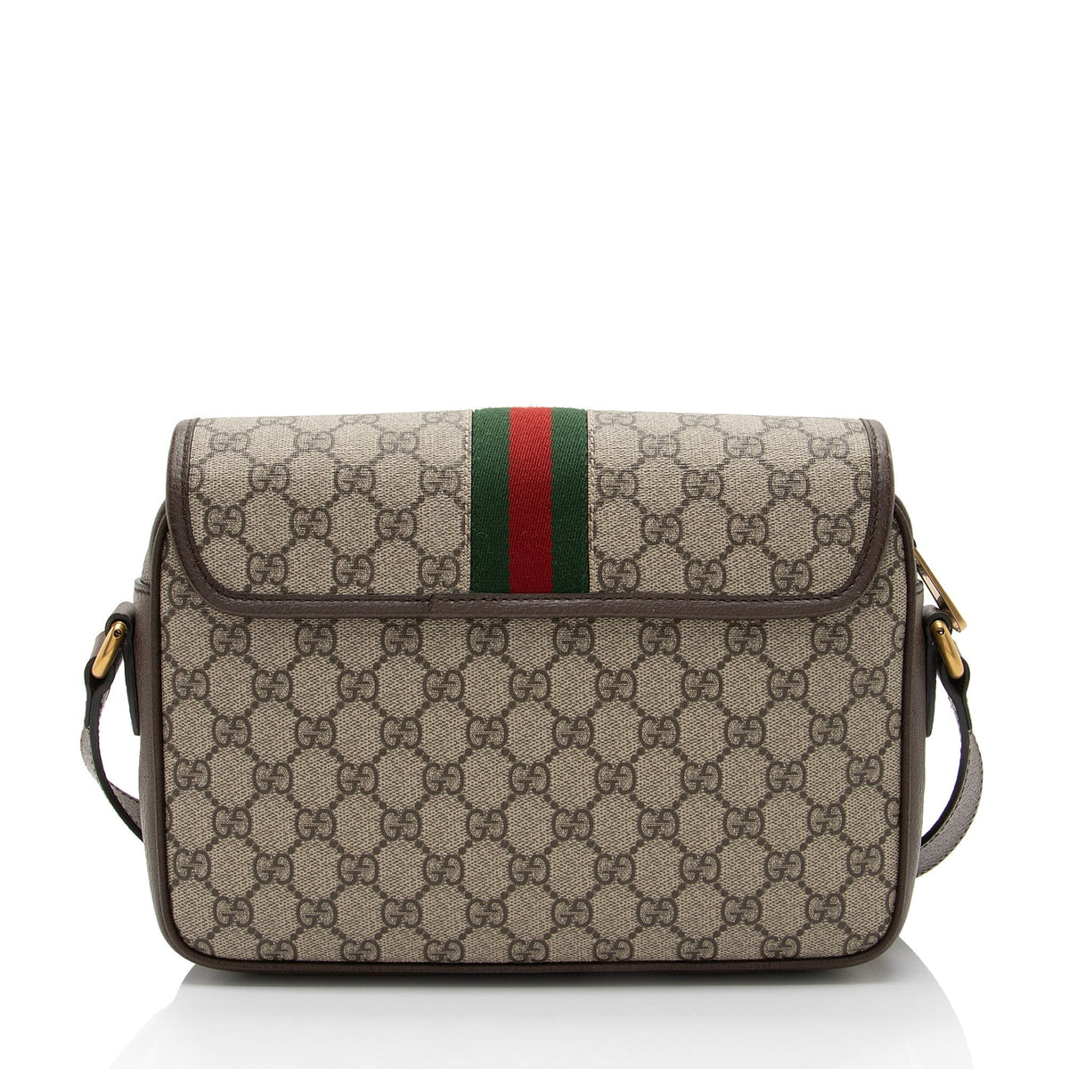 Gucci GG Supreme Ophidia Web Flap Medium Messenger