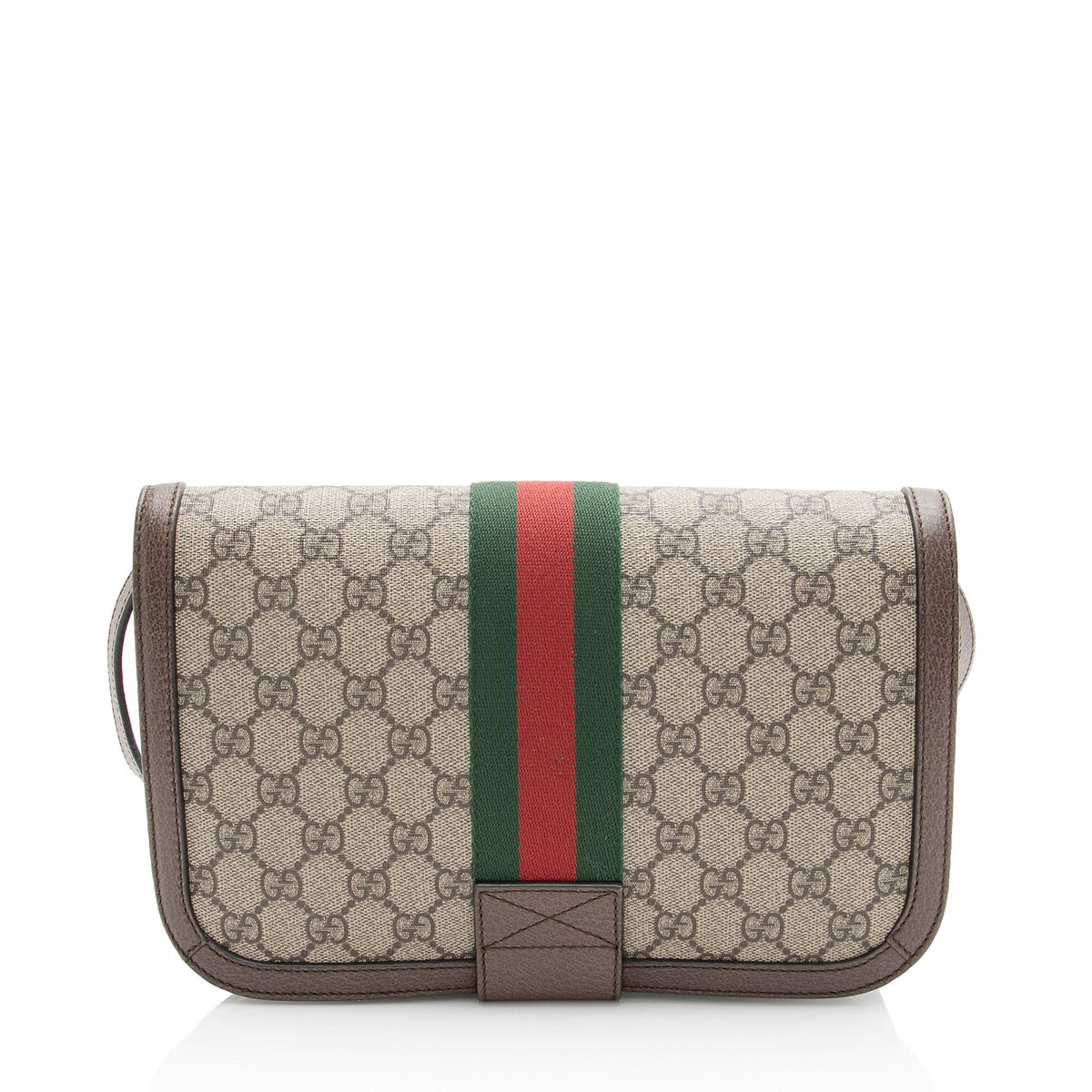 Gucci GG Supreme Ophidia Flap E/W Messenger Bag