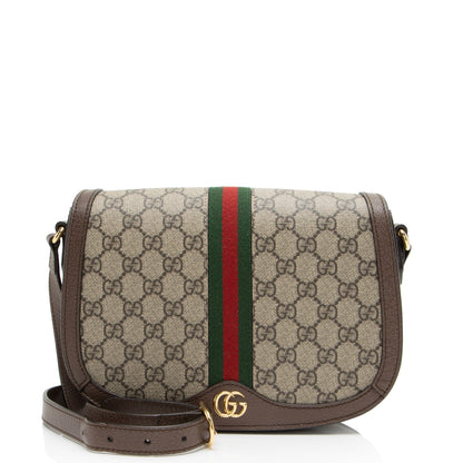 Gucci GG Supreme Ophidia Flap Messenger Bag