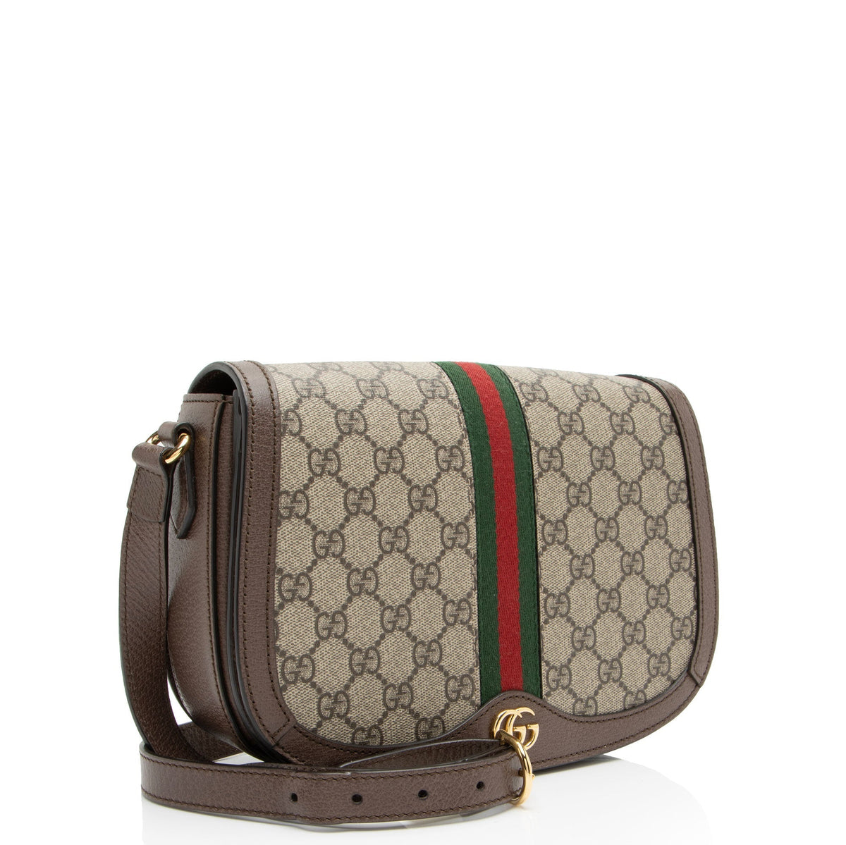 Gucci GG Supreme Ophidia Flap Messenger Bag