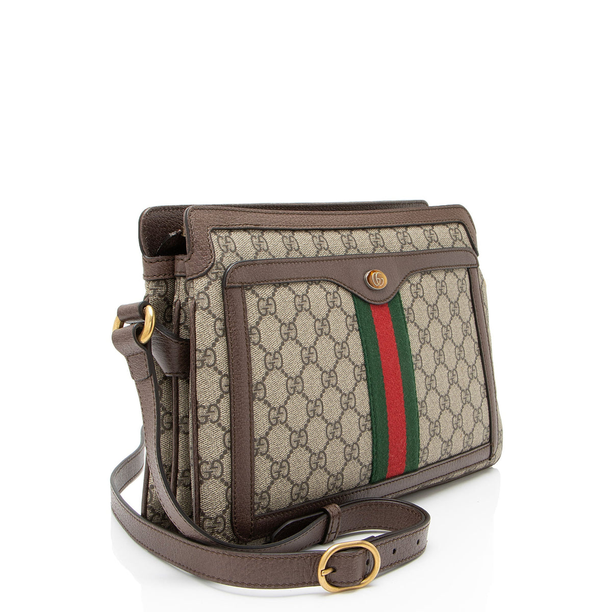 Gucci GG Supreme Ophidia Gusset Medium Crossbody