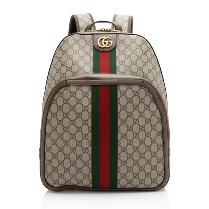 Gucci GG Supreme Ophidia Medium Backpack (SHF-MS84y9)