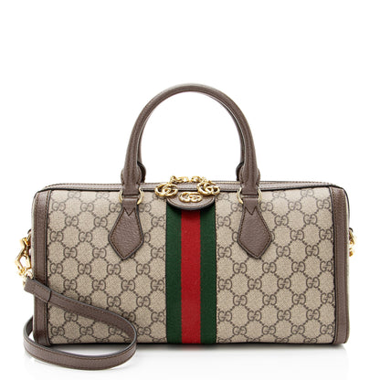Gucci GG Supreme Ophidia Medium Boston Bag