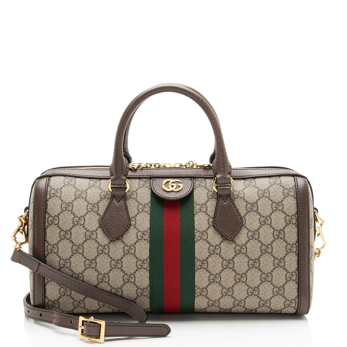 Gucci GG Supreme Ophidia Medium Boston Bag