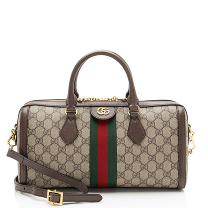 Gucci GG Supreme Ophidia Medium Boston Bag