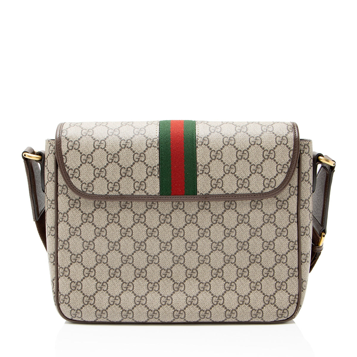 Gucci GG Supreme Ophidia Medium Flap Messenger