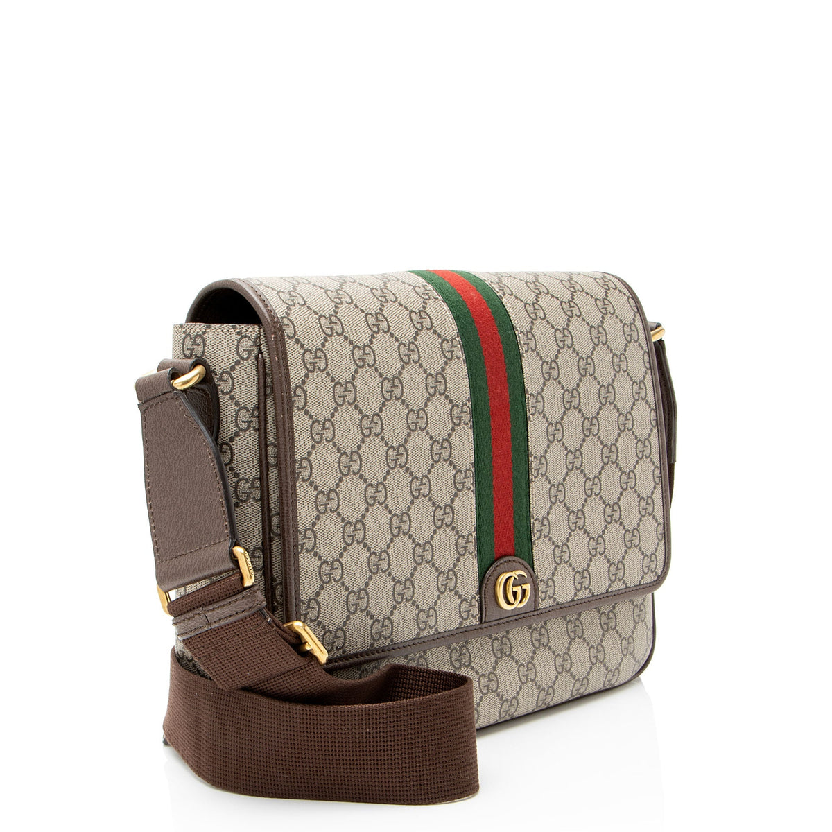 Gucci GG Supreme Ophidia Medium Flap Messenger