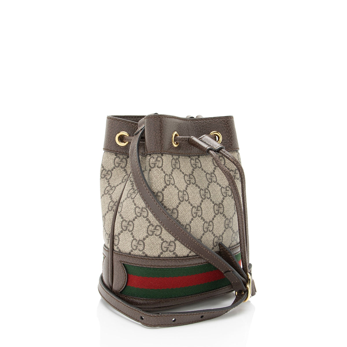 Gucci GG Supreme Ophidia Mini Bucket Bag (SHF-k7zhKJ)