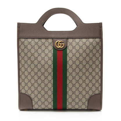 Gucci GG Supreme Ophidia Open Handle Tote