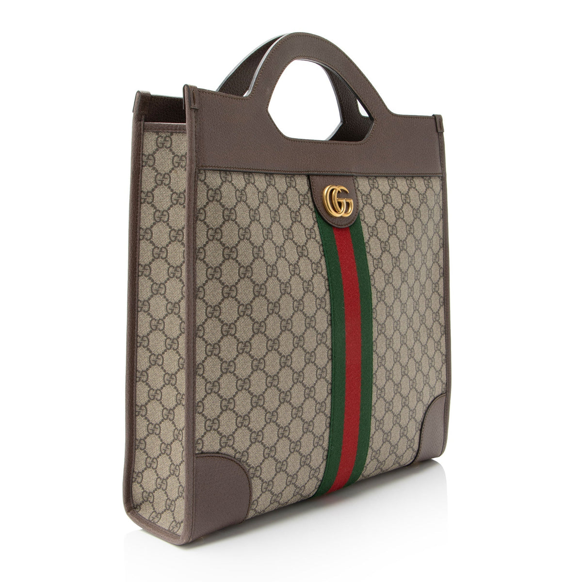 Gucci GG Supreme Ophidia Open Handle Tote