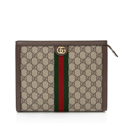 Gucci GG Supreme Ophidia Pouch (SHF-RFZPp0)