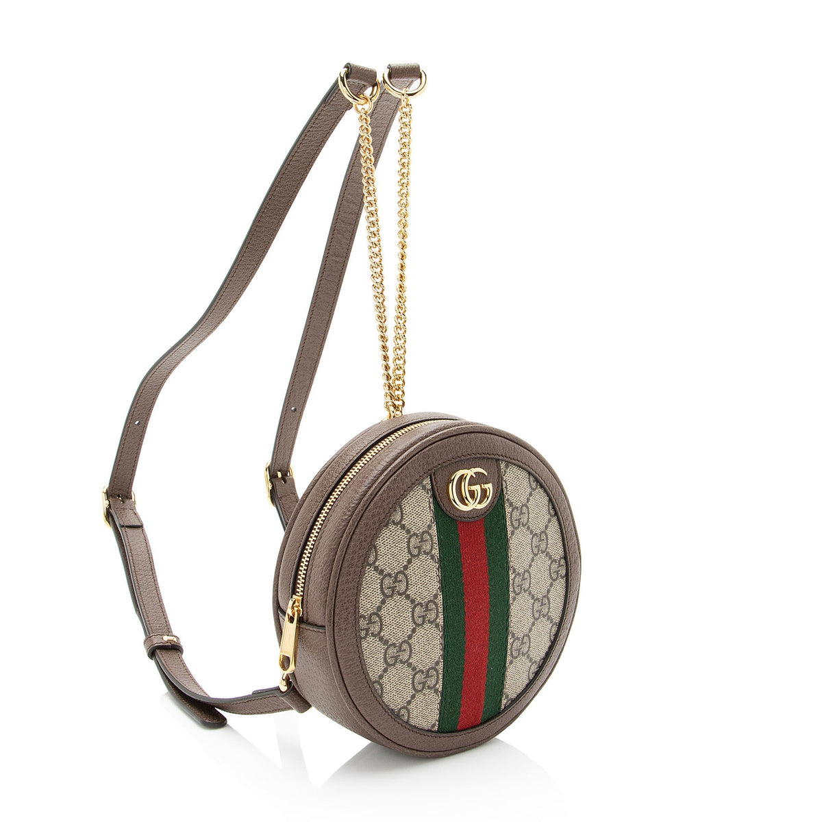 Gucci GG Supreme Ophidia Round Mini Backpack