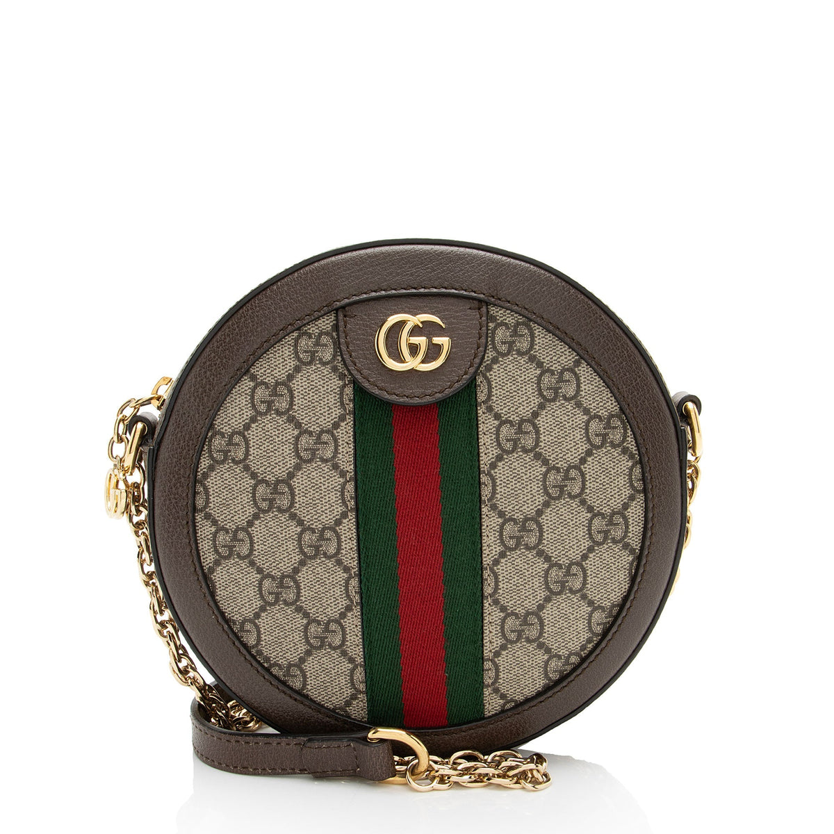 Gucci GG Supreme Ophidia Round Mini Shoulder Bag