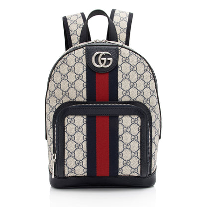 Gucci GG Supreme Ophidia Small Backpack (SHF-TYi93j)