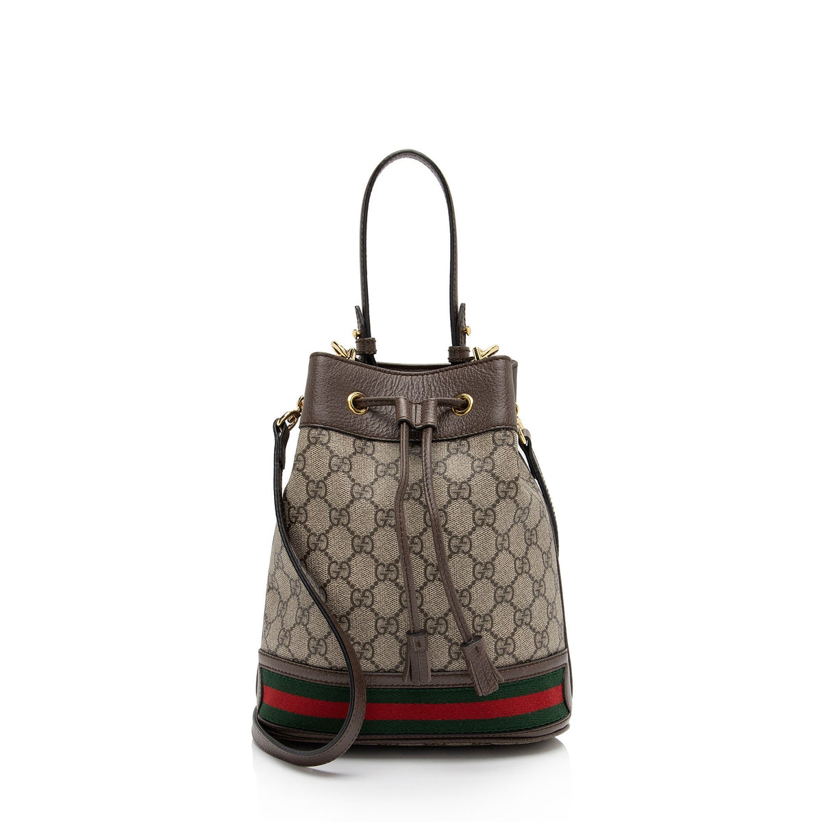 Gucci GG Supreme Ophidia Small Bucket Bag (SHF-33svv5)
