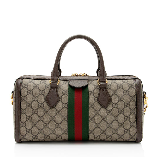 Gucci GG Supreme Ophidia Medium Boston Bag