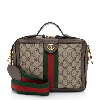 Gucci GG Supreme Ophidia Small Top Handle (SHF-rXEQFA)