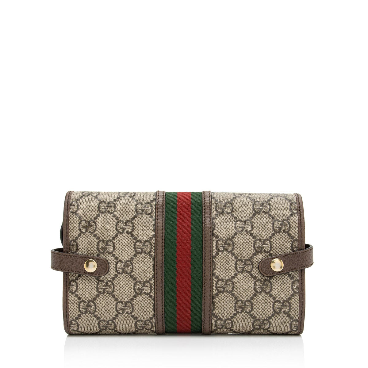 Gucci GG Supreme Ophidia Tri-Fold Wallet Crossbody Bag (SHF-qymUM5)
